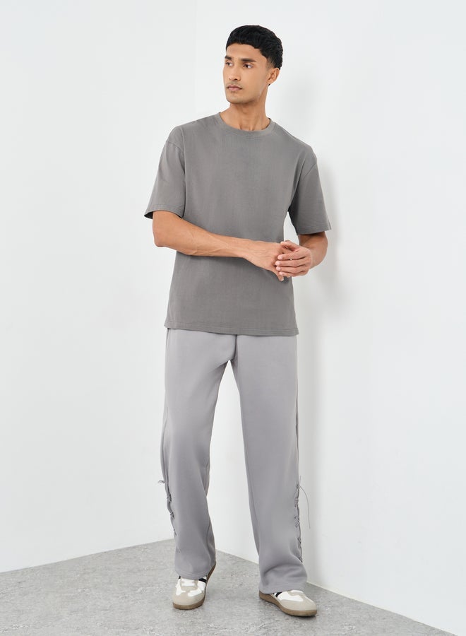 Styli Men Oversized  Back Graphic T-Shirt - Image 2